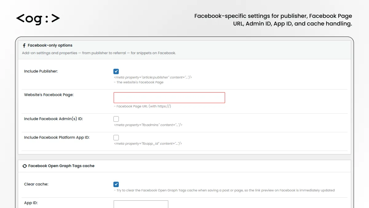 Social Preview and Open Graph Tags ekran görüntüsü 3