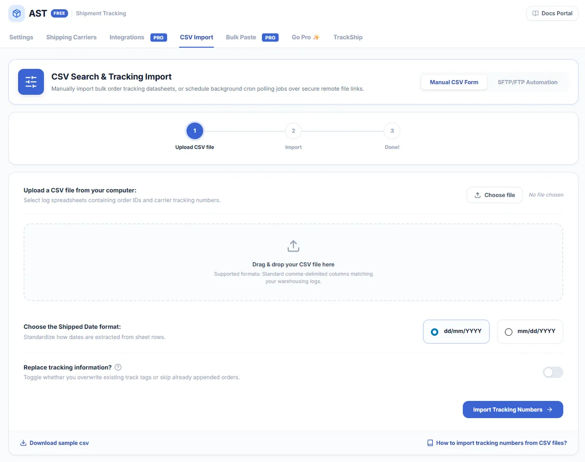 Advanced Shipment Tracking for WooCommerce ekran görüntüsü 3