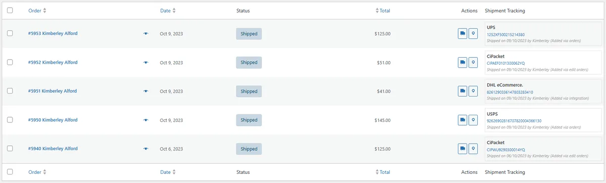 Advanced Shipment Tracking for WooCommerce ekran görüntüsü 4