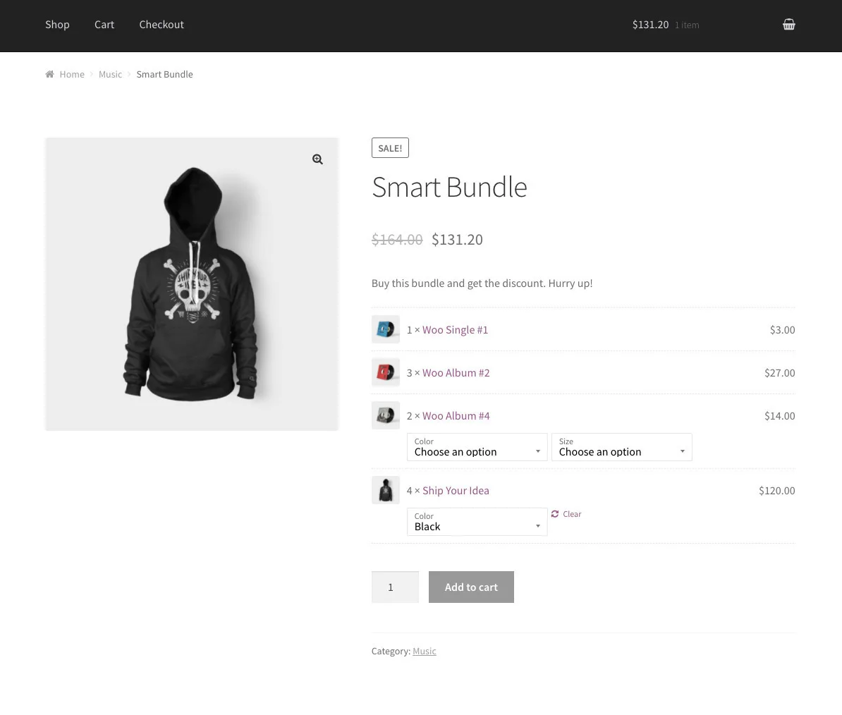 WPC Product Bundles for WooCommerce ekran görüntüsü 3