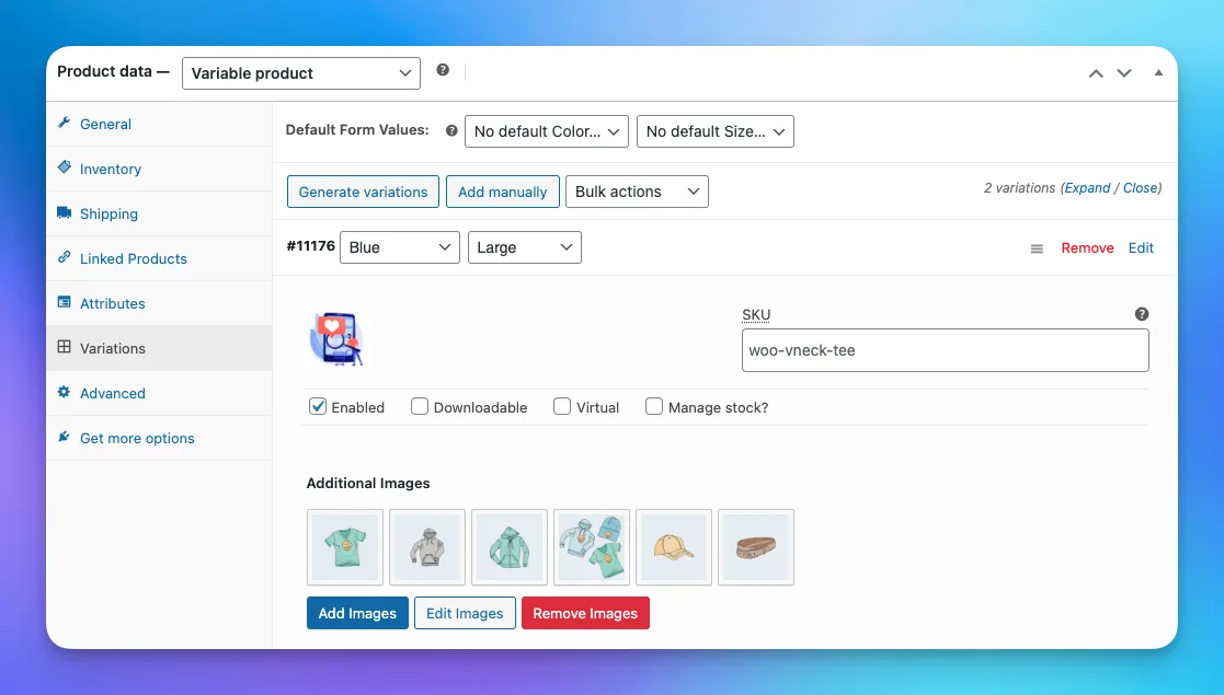 Product Gallery Slider, Additional Variation Images for WooCommerce ekran görüntüsü 2