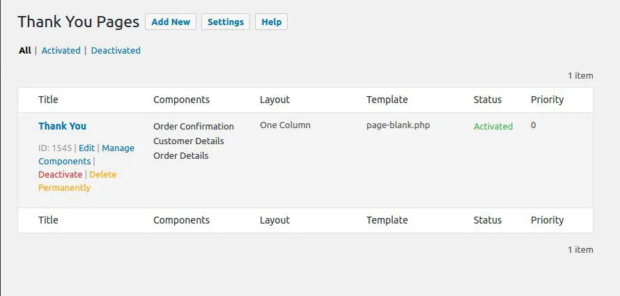 NextMove Lite – Thank You Page for WooCommerce ekran görüntüsü 1