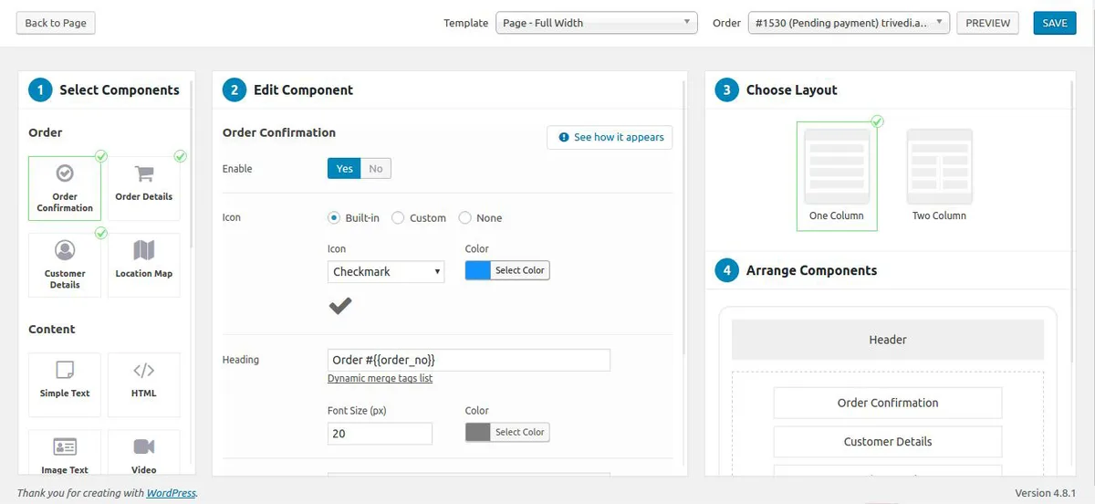 NextMove Lite – Thank You Page for WooCommerce ekran görüntüsü 3
