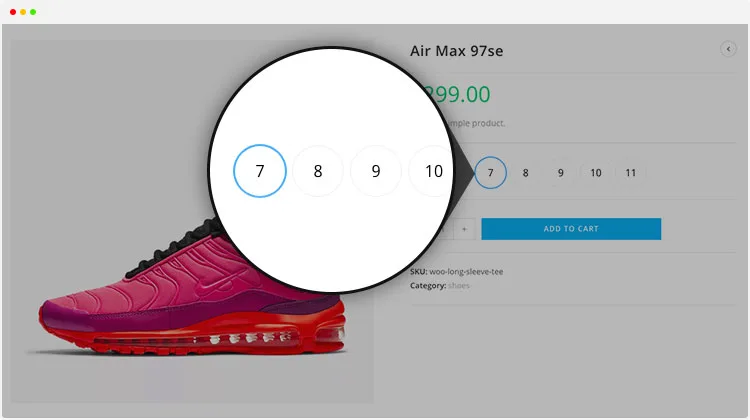Variation Swatches for WooCommerce ekran görüntüsü 3