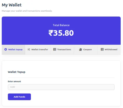 Wallet for WooCommerce ekran görüntüsü 2