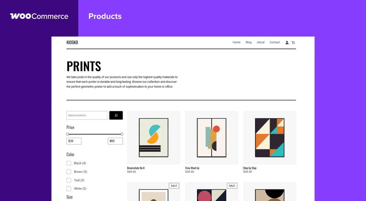 WooCommerce ekran görüntüsü 3