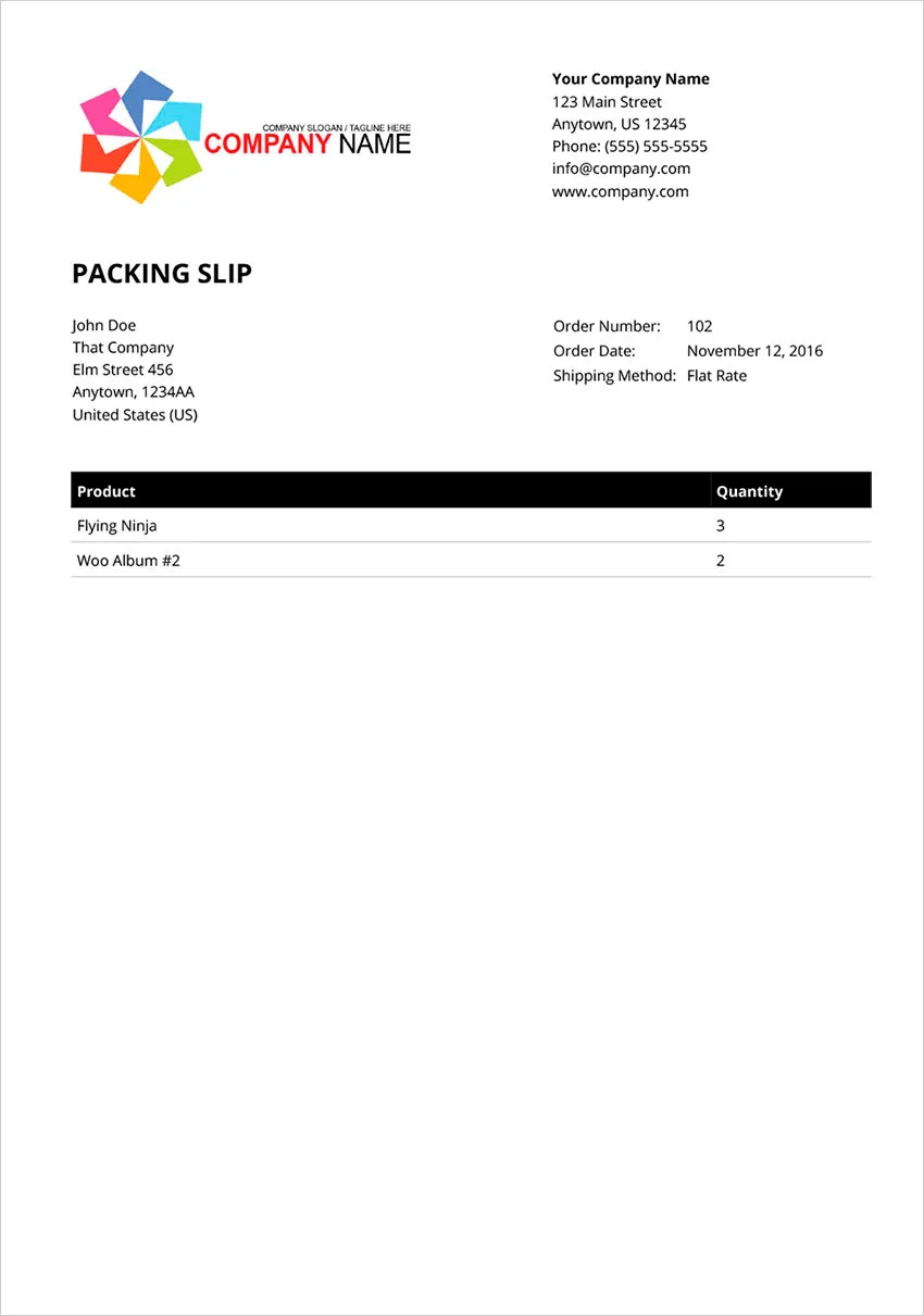 PDF Invoices & Packing Slips for WooCommerce ekran görüntüsü 2