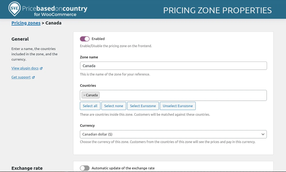 Price Based on Country for WooCommerce ekran görüntüsü 3