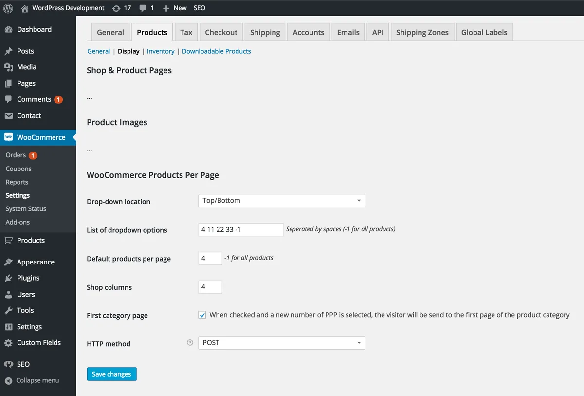 Products Per Page for WooCommerce ekran görüntüsü 3