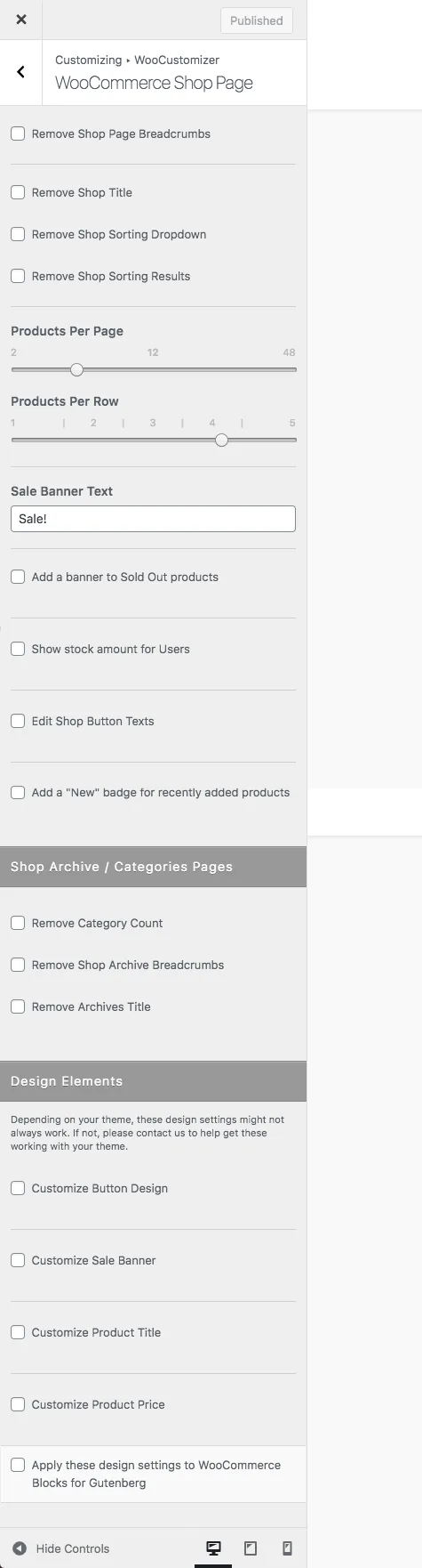 StoreCustomizer – A plugin to Customize all WooCommerce Pages ekran görüntüsü 4