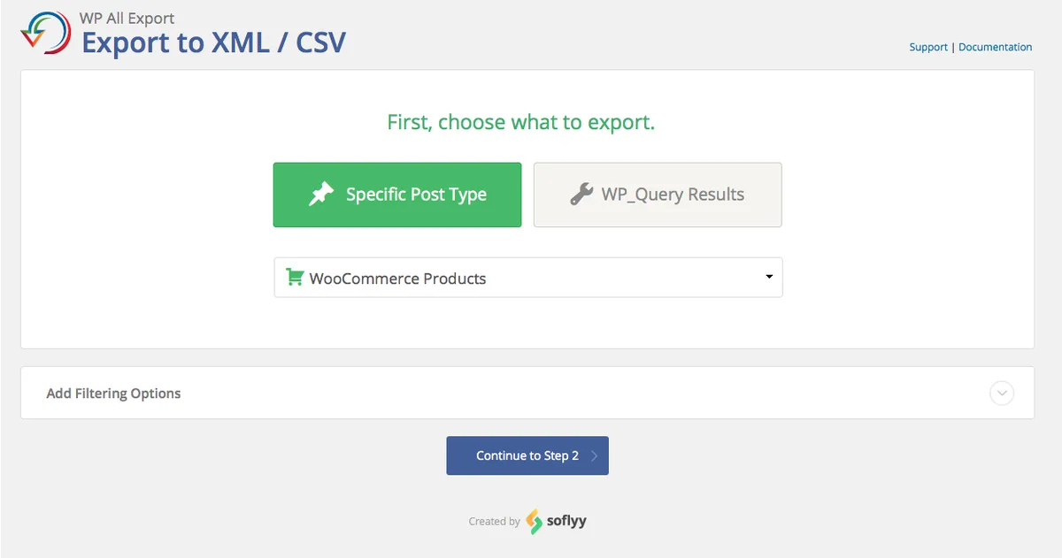 WP All Export – Drag & Drop Export to Any Custom CSV, XML & Excel ekran görüntüsü 1