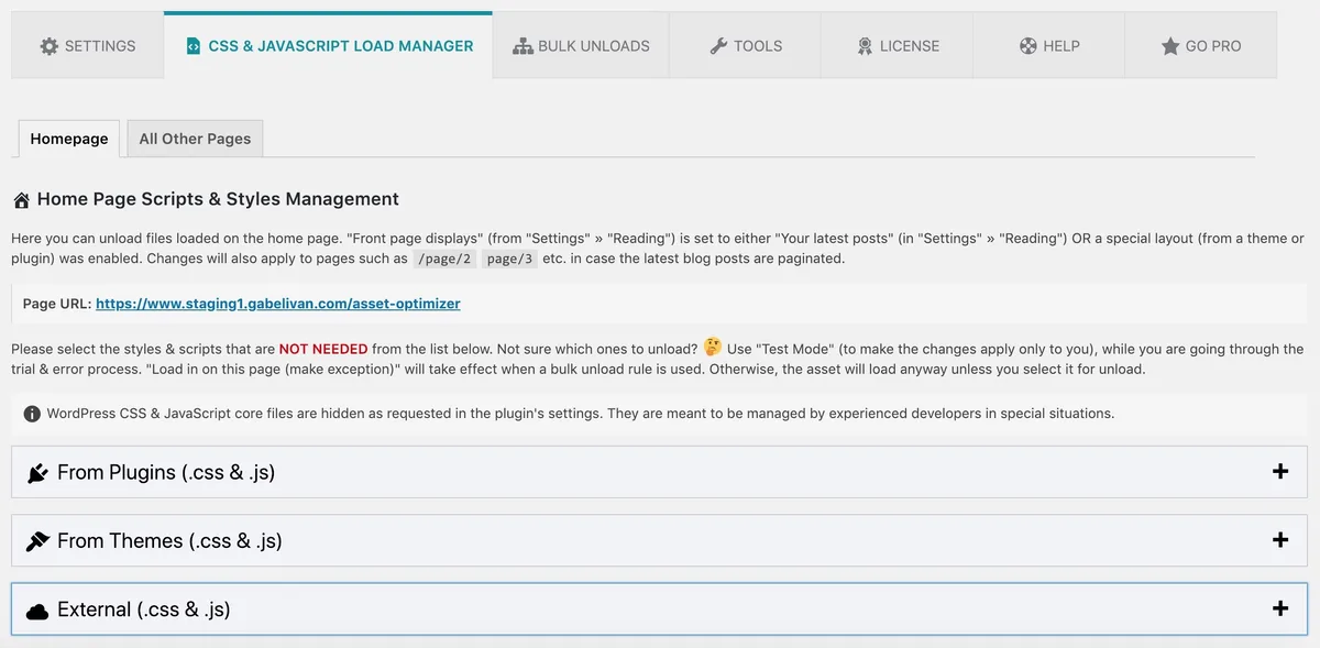 Asset CleanUp: Page Speed Booster ekran görüntüsü 4