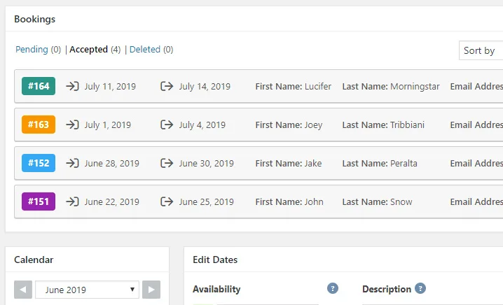 WP Booking System – Booking Calendar ekran görüntüsü 4