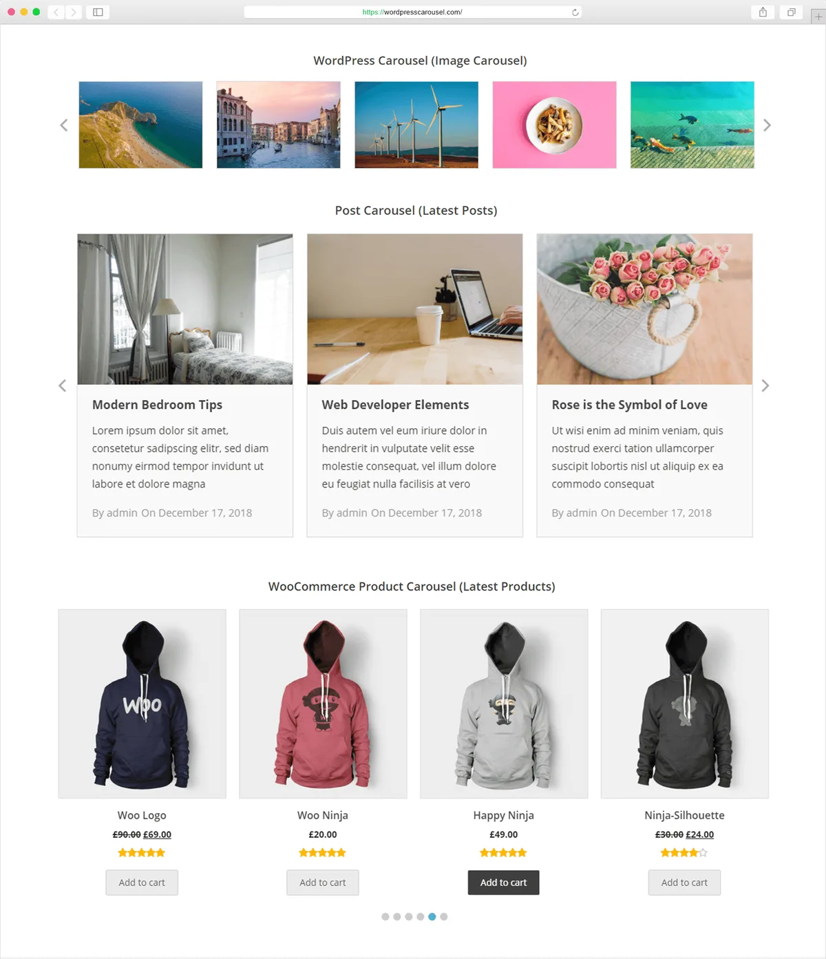 Carousel, Slider, Photo Gallery with Lightbox, Video Slider, by WP Carousel ekran görüntüsü 1