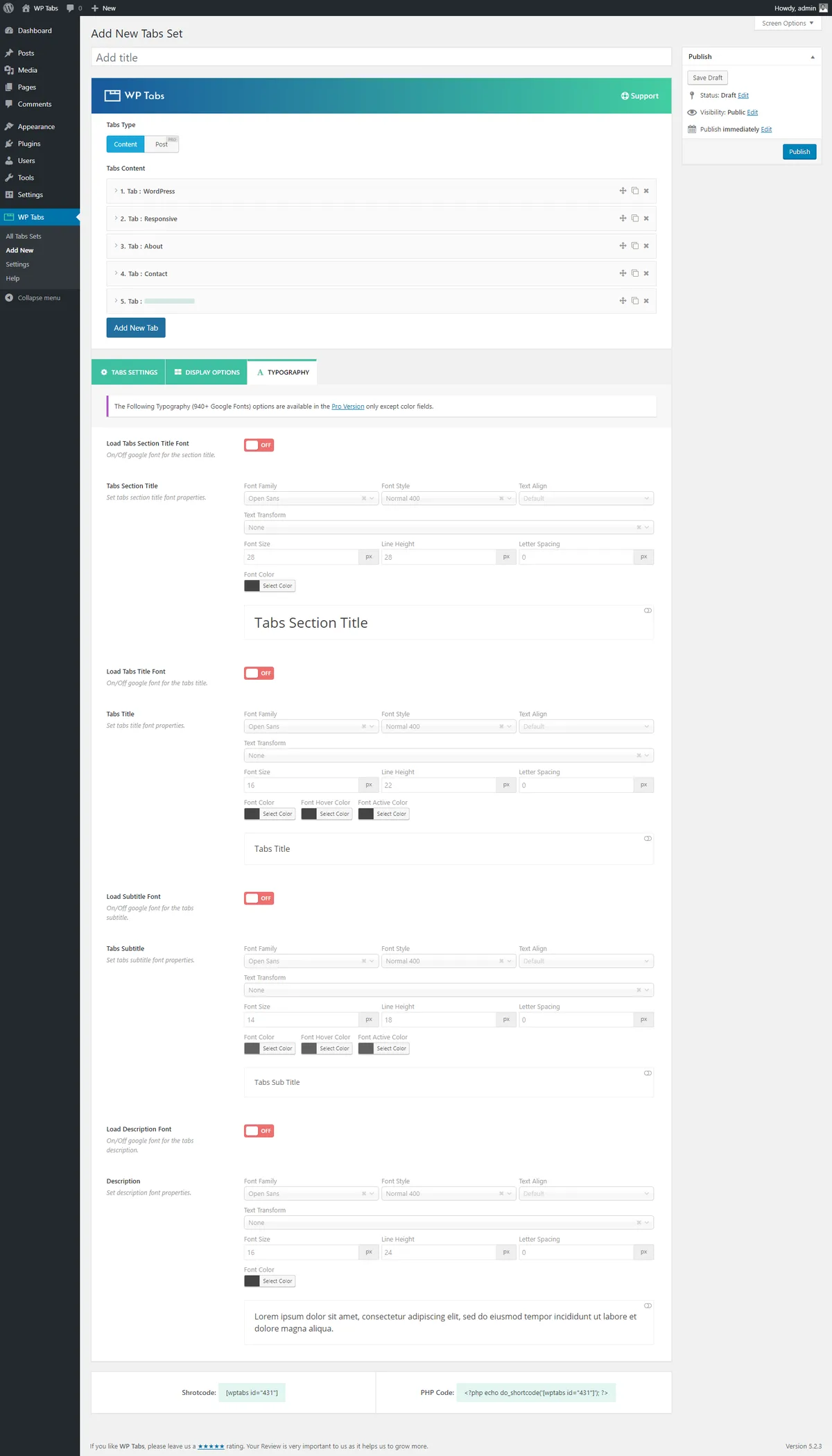 Custom Product Tabs for WooCommerce & WordPress Tabs Builder – Smart Tabs ekran görüntüsü 4