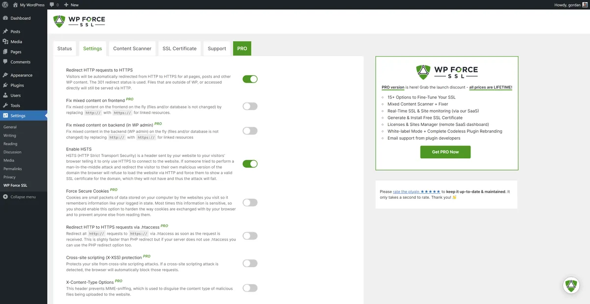 WP Force SSL & HTTPS SSL Redirect ekran görüntüsü 2