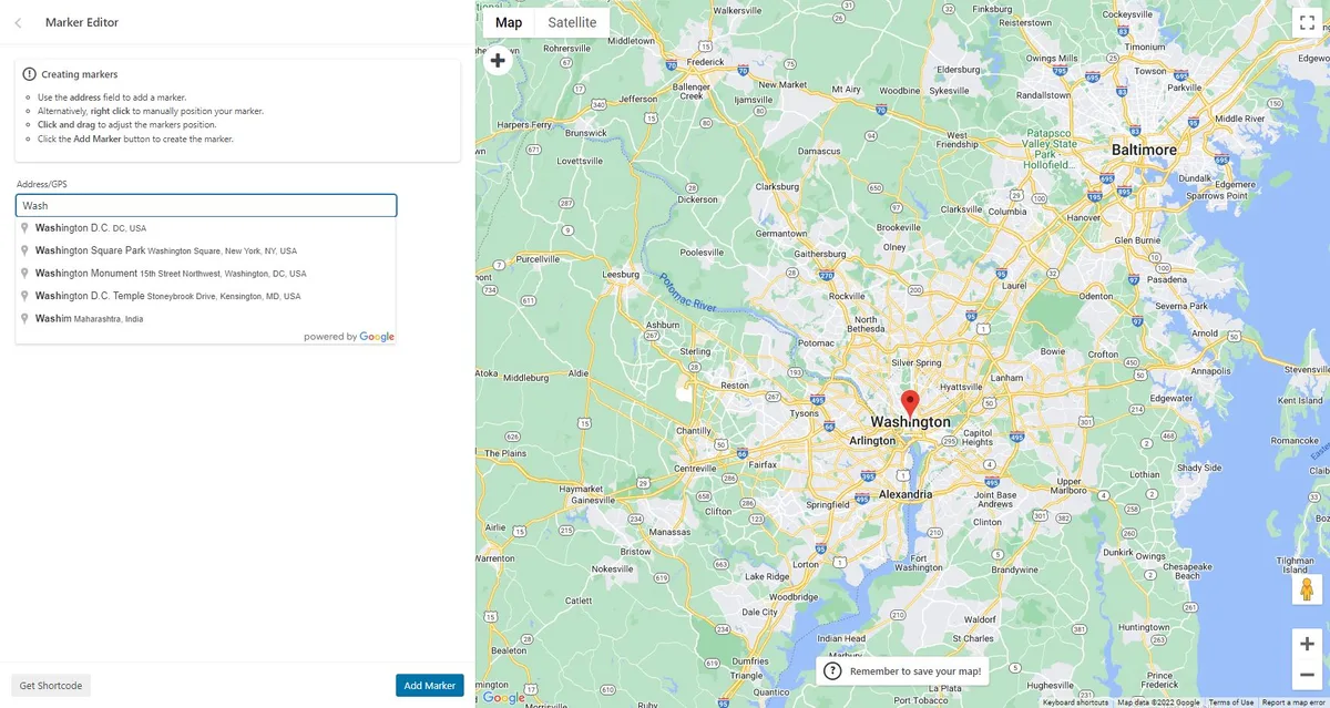 WP Go Maps – Google Map, OpenStreetMap, Leaflet Map ekran görüntüsü 1