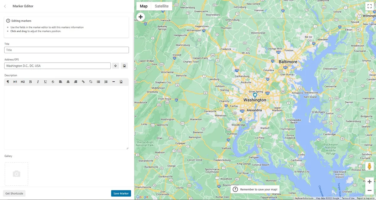 WP Go Maps – Google Map, OpenStreetMap, Leaflet Map ekran görüntüsü 2