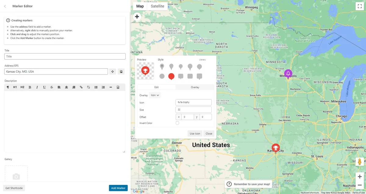WP Go Maps – Google Map, OpenStreetMap, Leaflet Map ekran görüntüsü 4