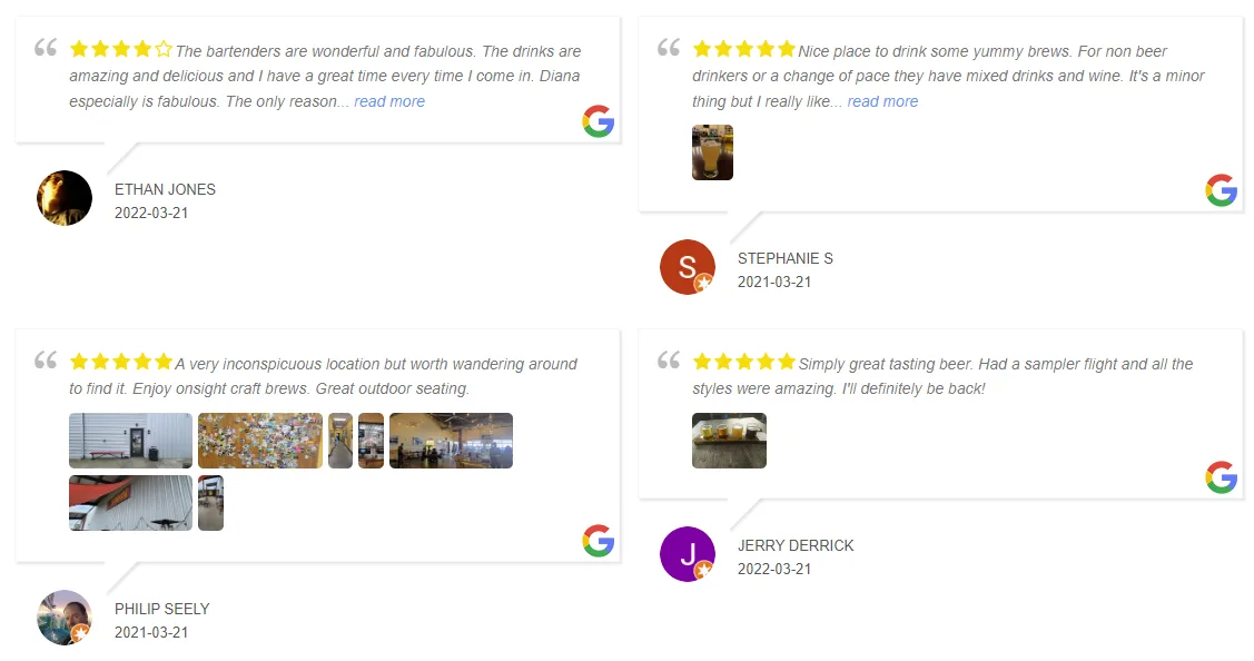 WP Google Review Slider ekran görüntüsü 2