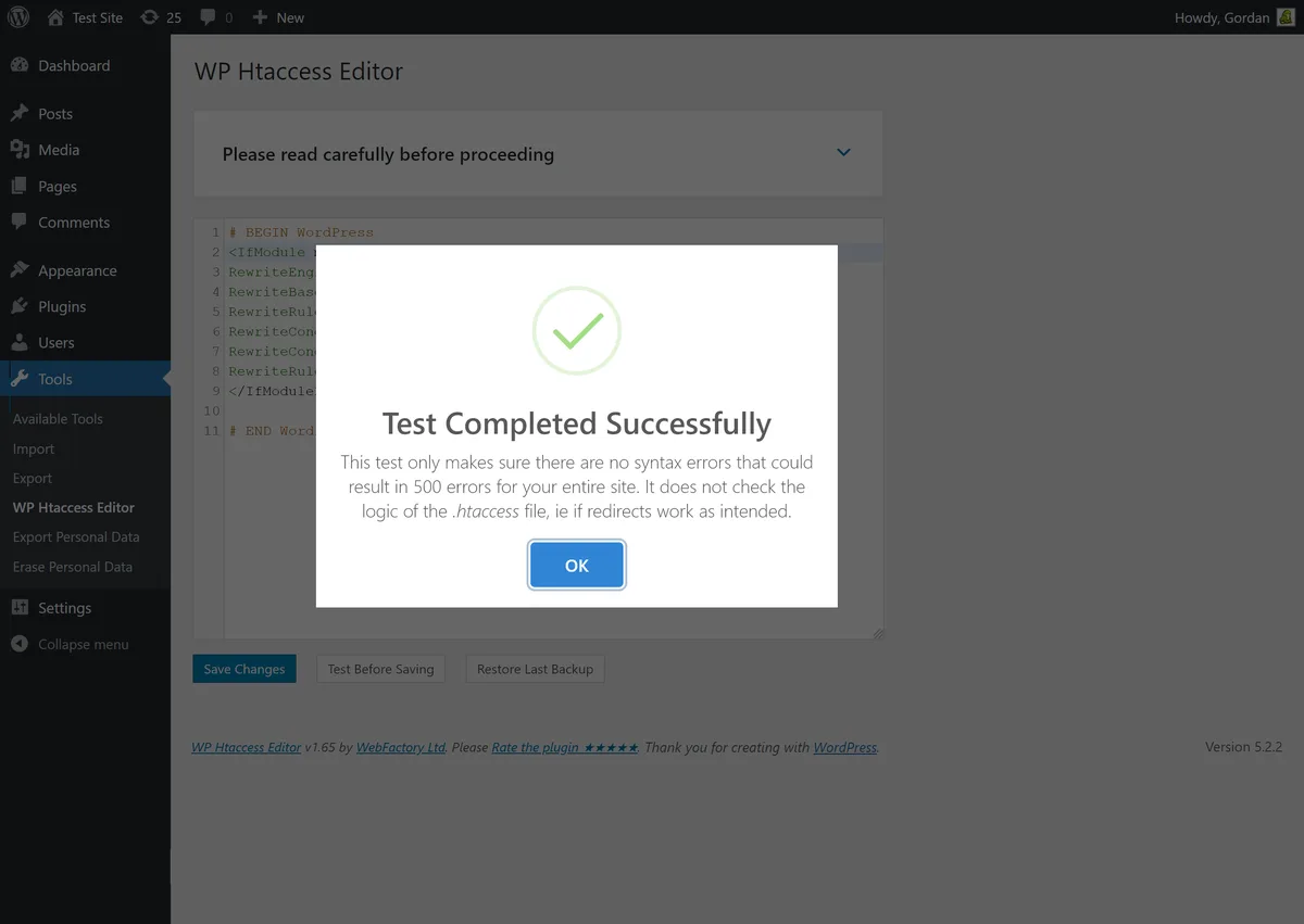 Htaccess File Editor – Safely Edit Htaccess File ekran görüntüsü 3
