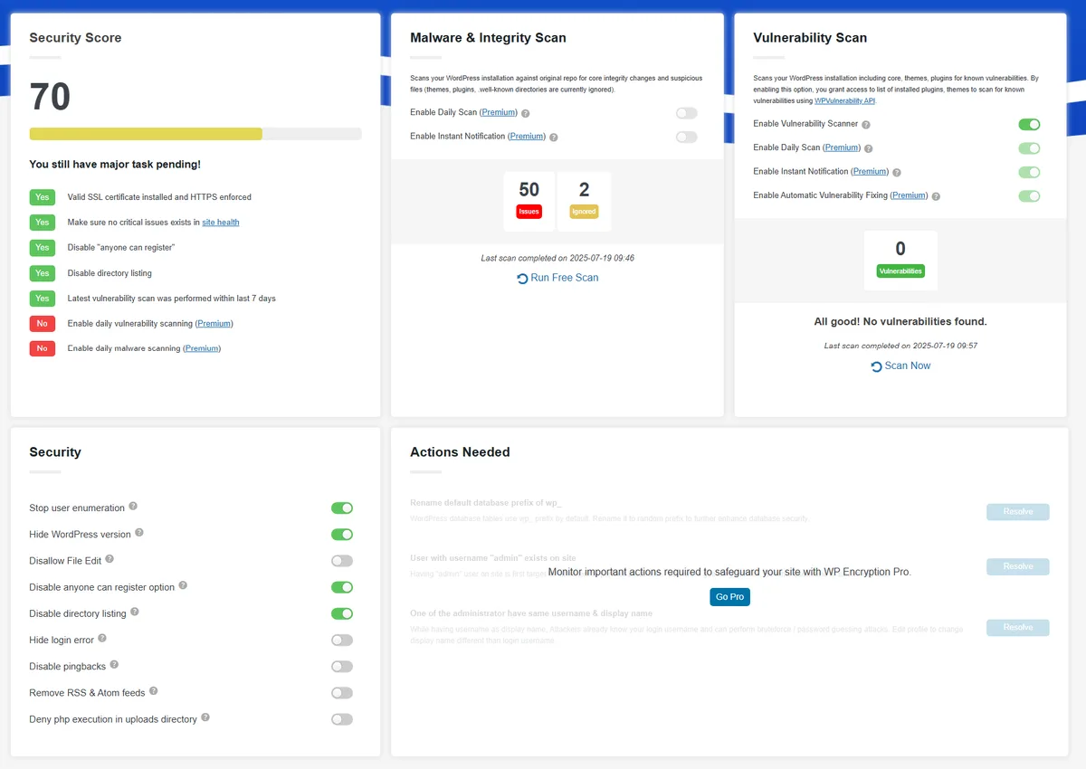 WP Encryption – Lifetime Free SSL Cert & HTTPS, Force SSL / HTTPS Redirect, SSL Security ekran görüntüsü 4