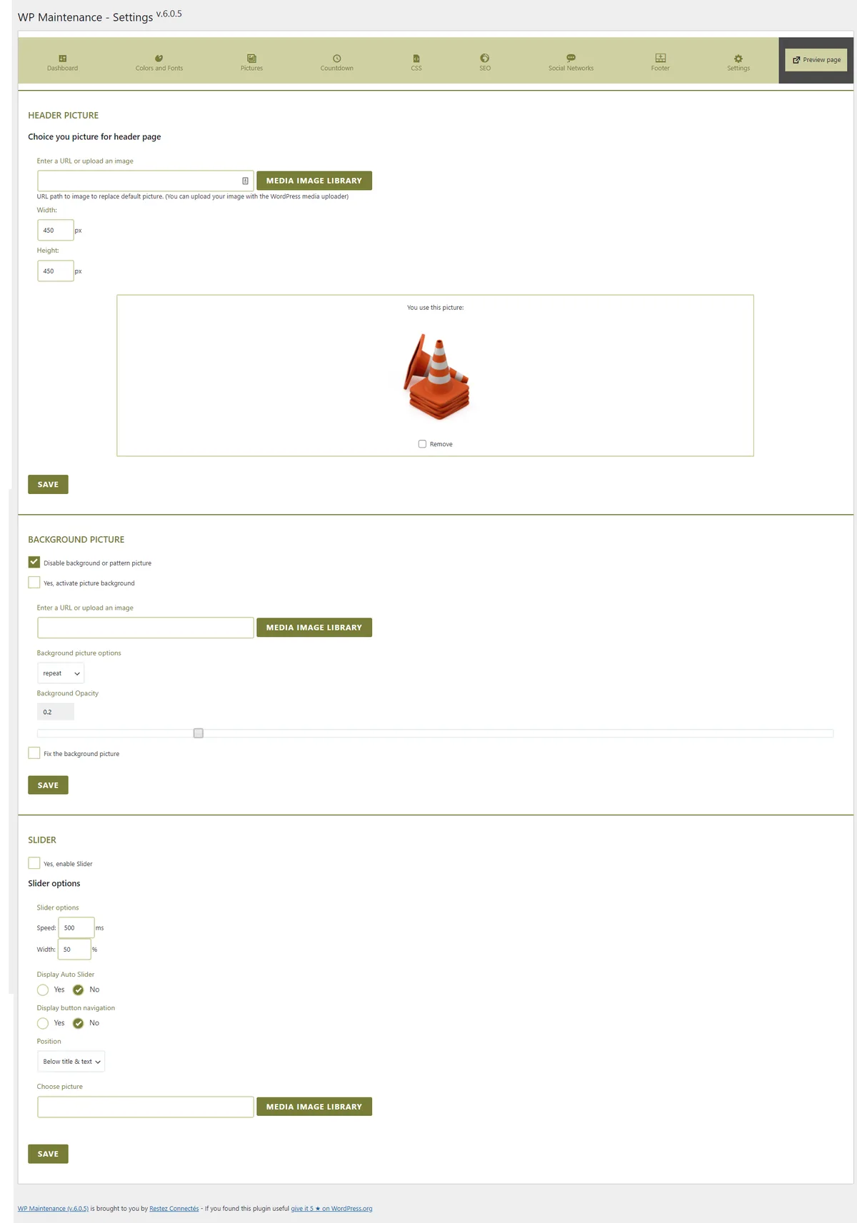 WP Maintenance ekran görüntüsü 4