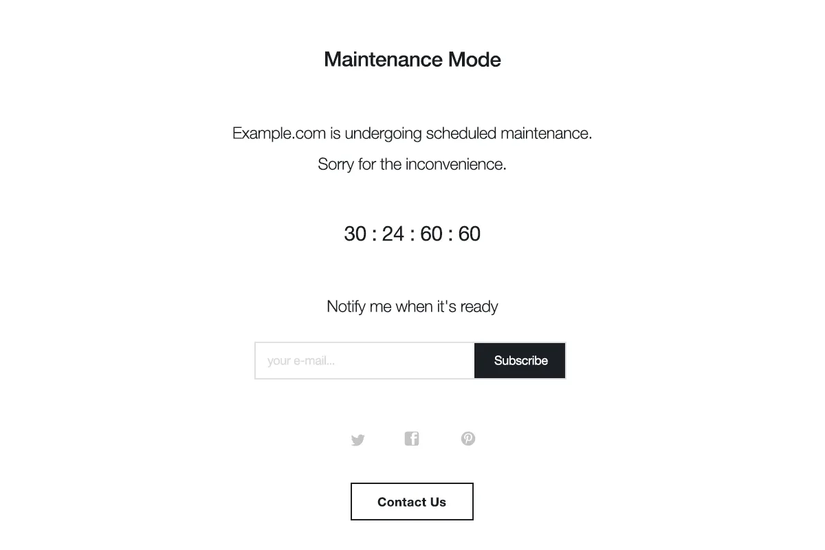 LightStart – Maintenance Mode, Coming Soon and Landing Page Builder ekran görüntüsü 1
