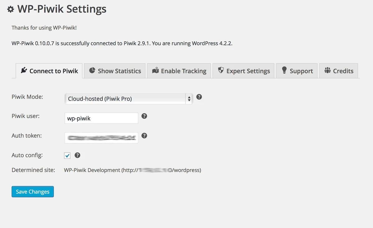Connect Matomo – Analytics Dashboard for WordPress ekran görüntüsü 1