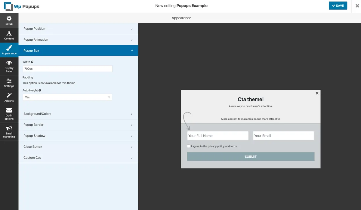 WP Popups – WordPress Popup builder ekran görüntüsü 1