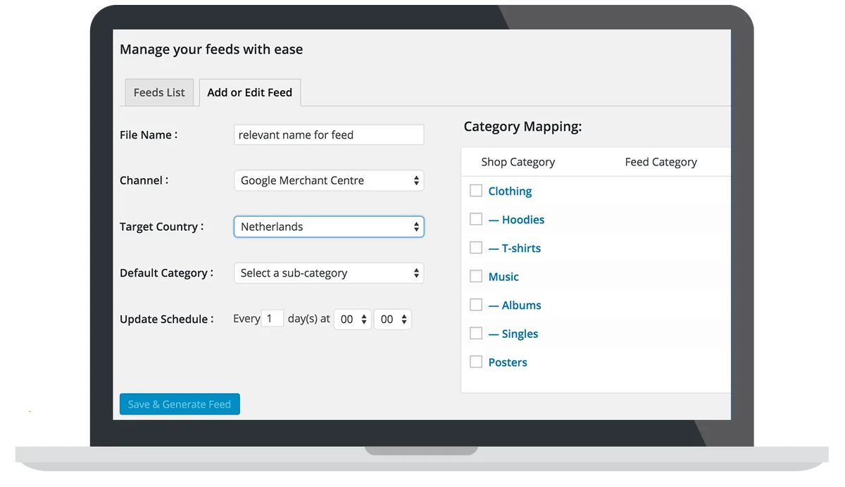 WPMR Google Feed Manager for WooCommerce – Sell on Google Merchant Center & Shopping ekran görüntüsü 1
