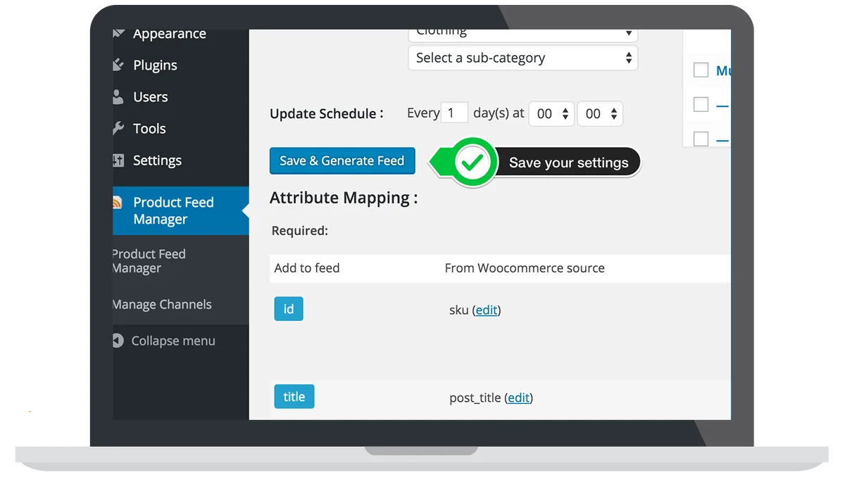 WPMR Google Feed Manager for WooCommerce – Sell on Google Merchant Center & Shopping ekran görüntüsü 3