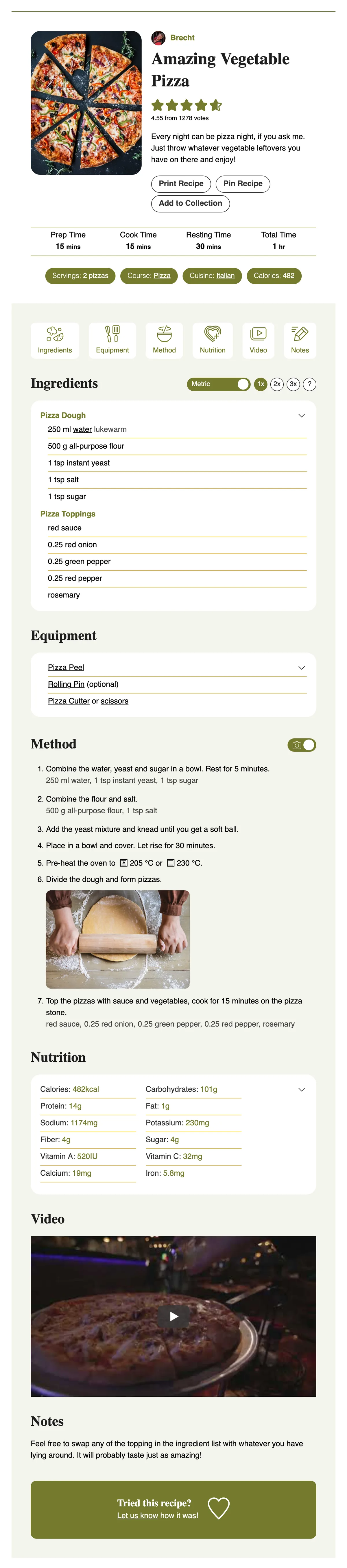 WP Recipe Maker ekran görüntüsü 1