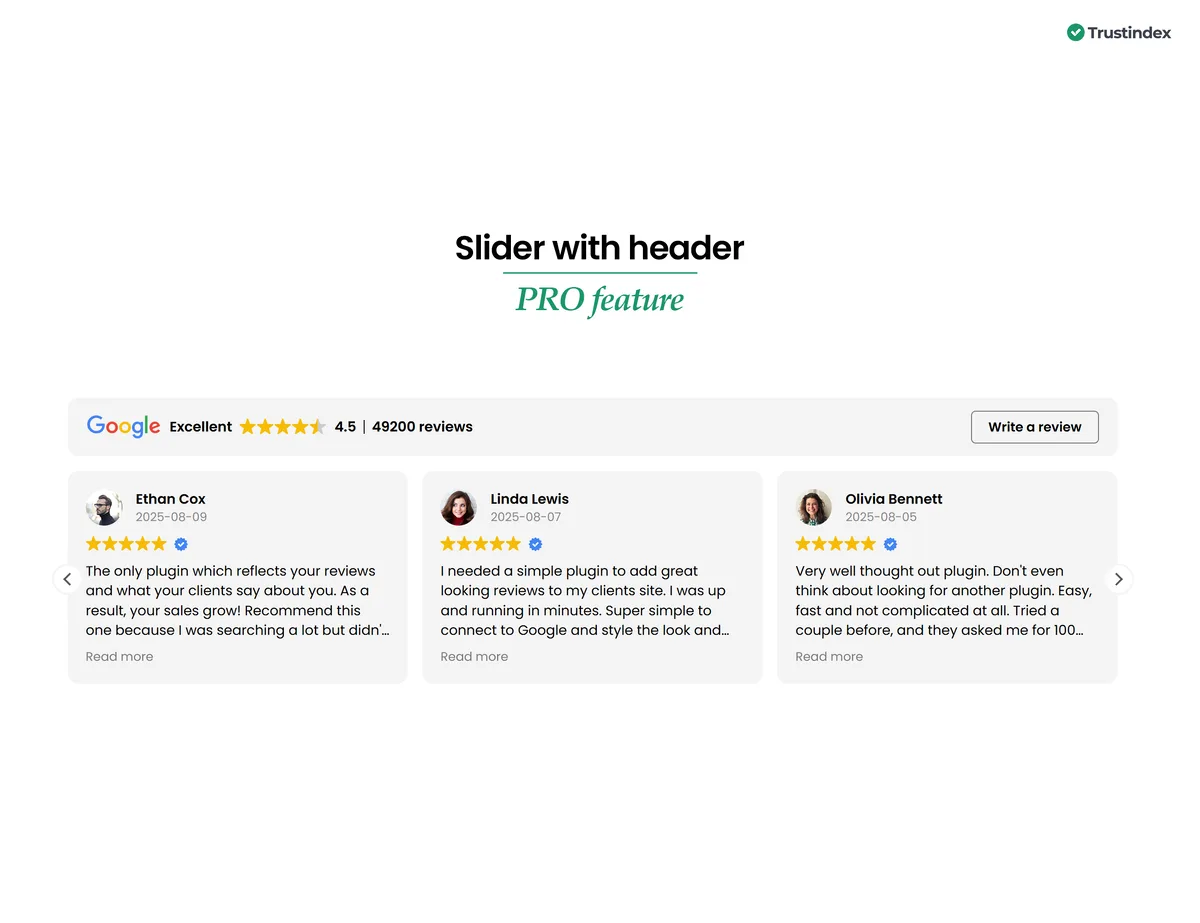 Widgets for Google Reviews ekran görüntüsü 3