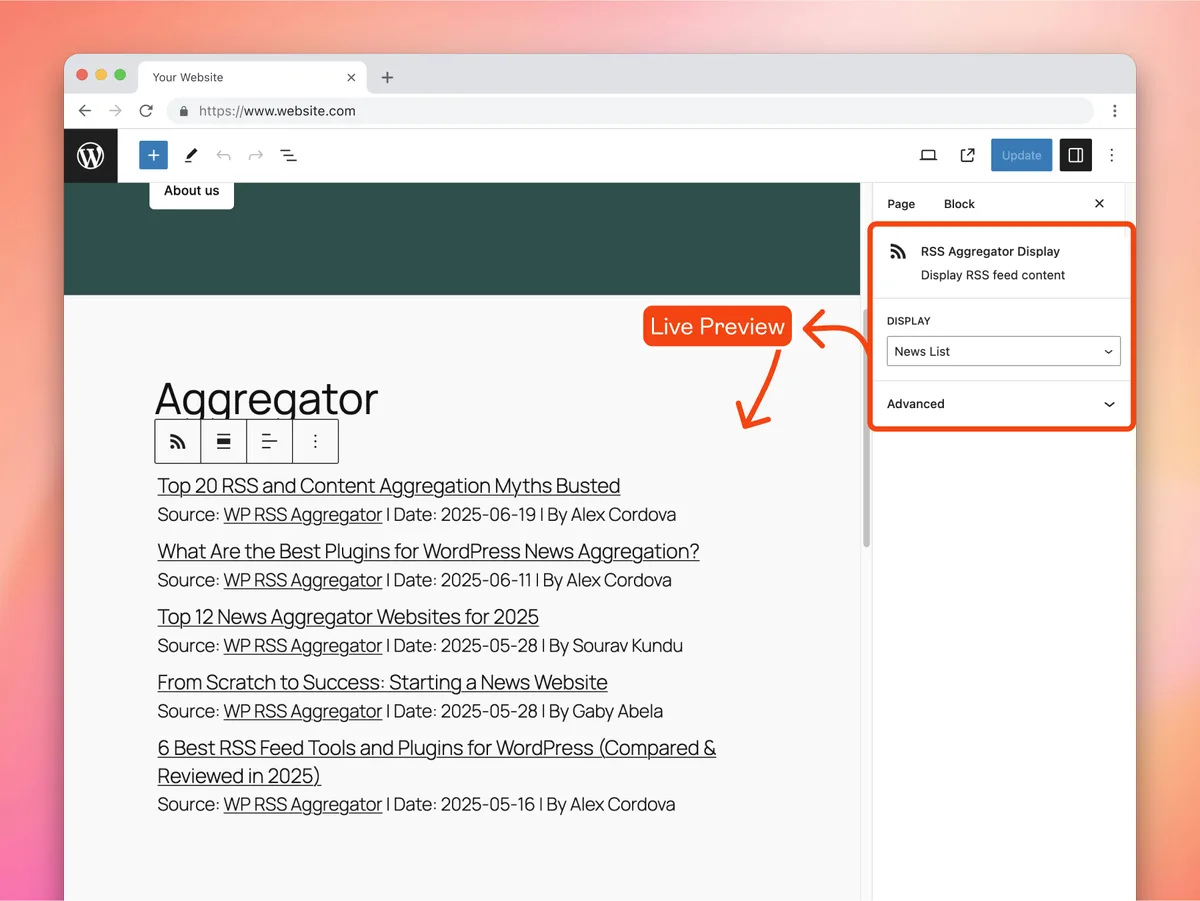 WP RSS Aggregator – RSS Import, Feed to Post, Autoblogging, AI Content ekran görüntüsü 2
