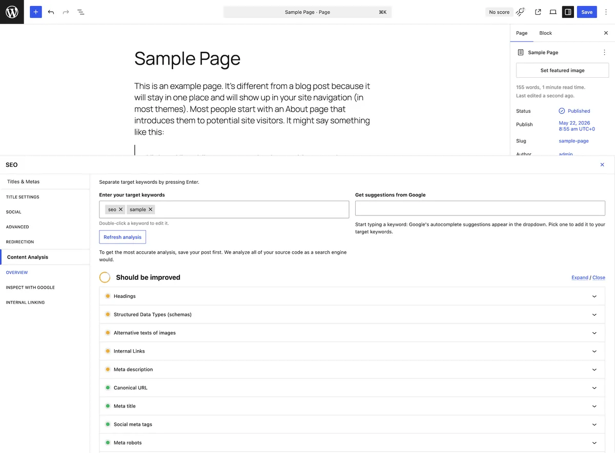 SEOPress – AI SEO Plugin & On-site SEO ekran görüntüsü 3