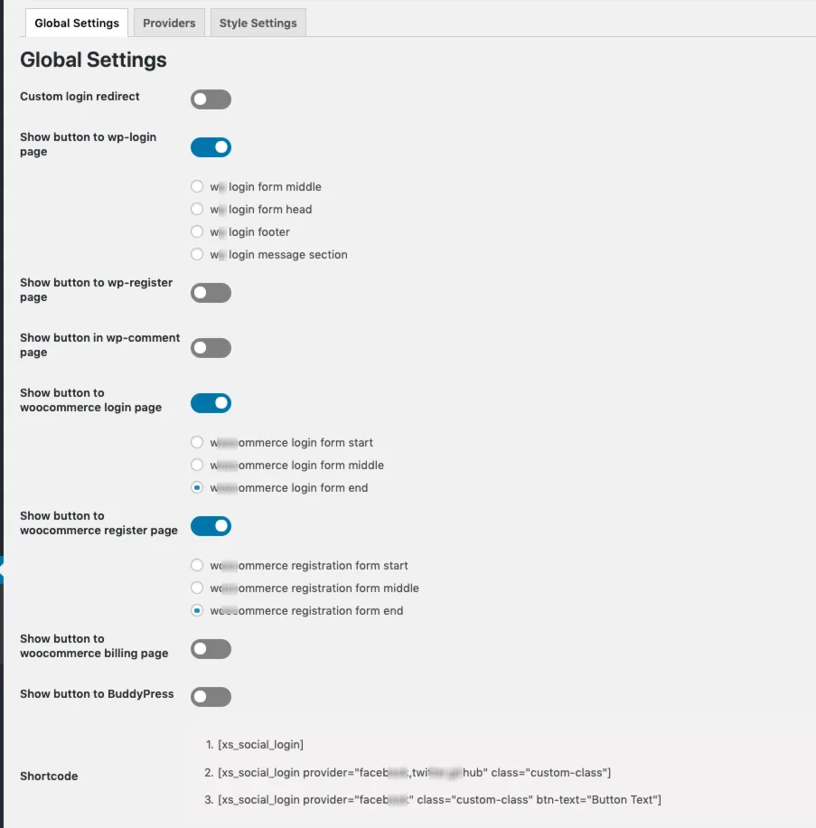 Wp Social Login and Register Social Counter ekran görüntüsü 2