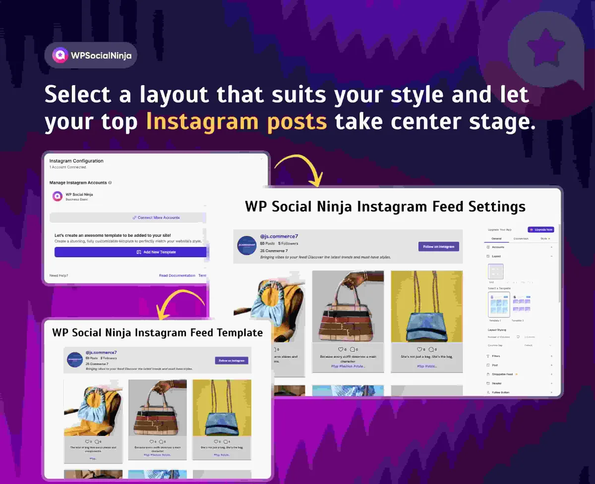 WP Social Ninja – Embed Social Feeds, User Reviews & Chat Widgets ekran görüntüsü 3