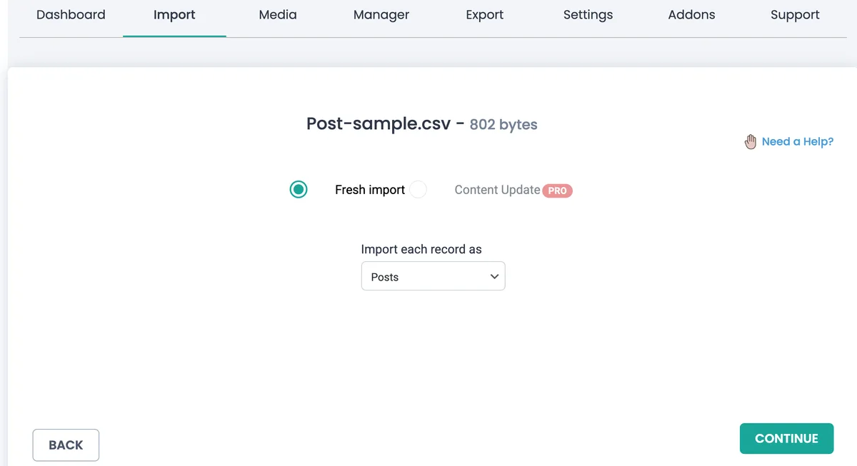 WP Ultimate CSV Importer – WordPress Import & Export for CSV, XML & Excel ekran görüntüsü 2