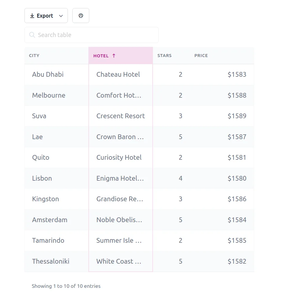 wpDataTables – WordPress Data Table, Dynamic Tables & Table Charts Plugin ekran görüntüsü 4