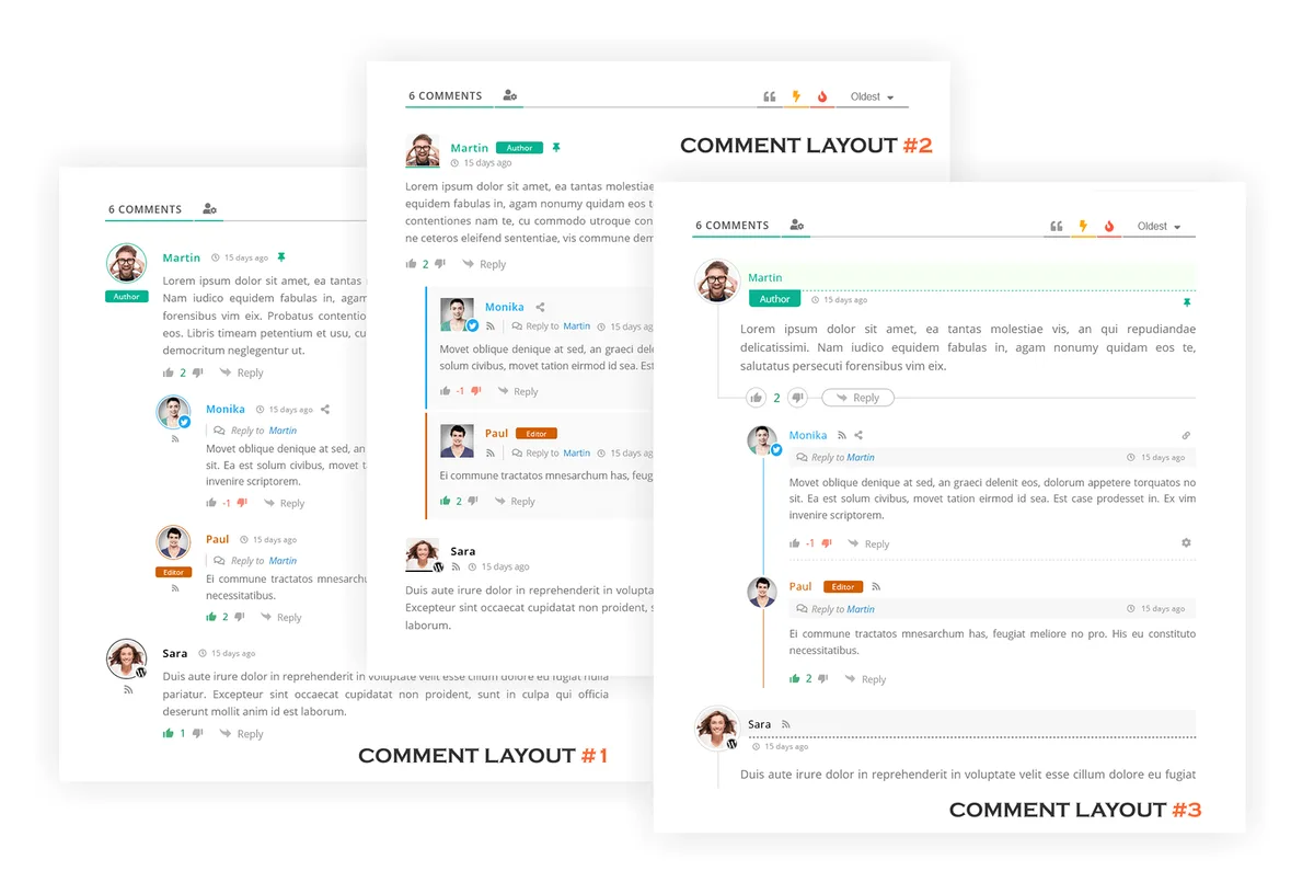 Comments – wpDiscuz ekran görüntüsü 1