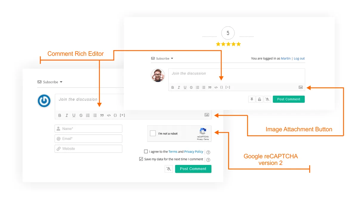 Comments – wpDiscuz ekran görüntüsü 2