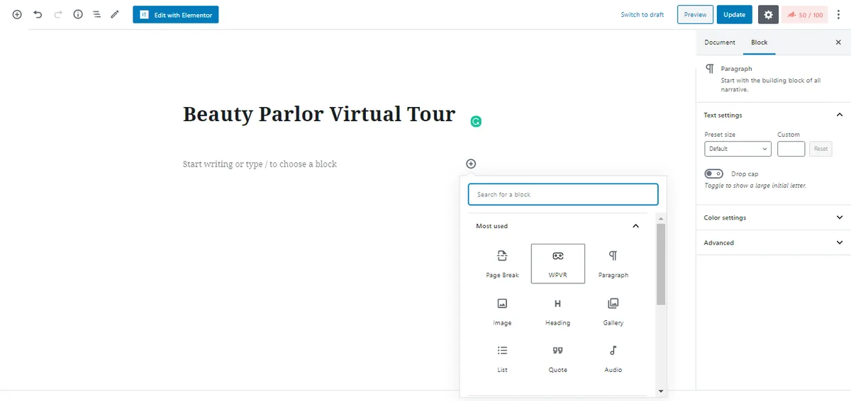WP VR – 360 Panorama and Virtual Tour Builder ekran görüntüsü 1