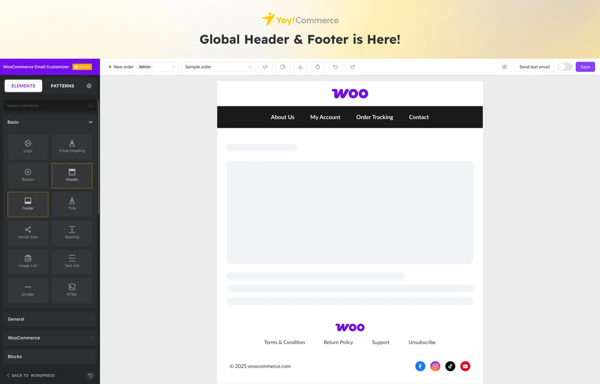 YayMail – WooCommerce Email Customizer ekran görüntüsü 2