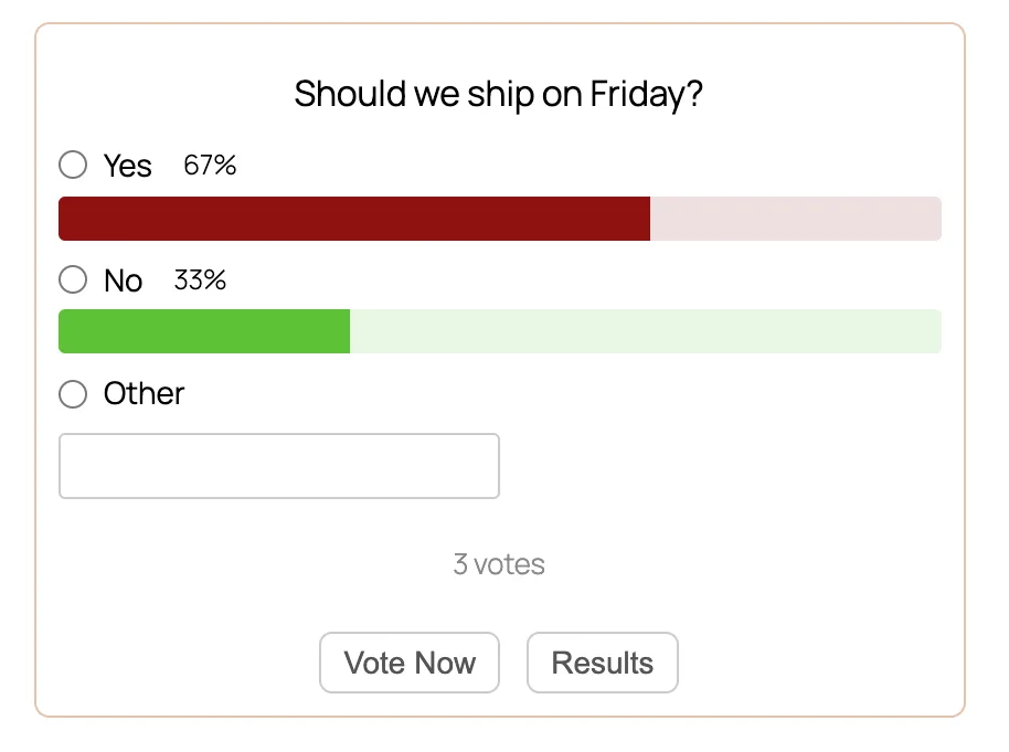 YOP Poll ekran görüntüsü 1