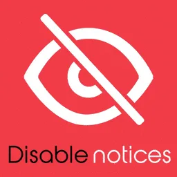 Disable Admin Notices WordPress eklentisi yönetici bildirimlerini gizleme ayarları