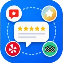 Reviews Widgets for Google, TripAdvisor, Yelp & Recommendations eklentisi yorum widget'ı örneği