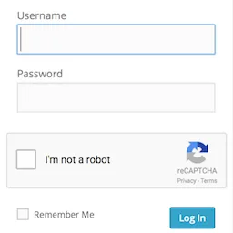Login No Captcha reCAPTCHA WordPress eklentisi giriş sayfasında reCAPTCHA doğrulaması