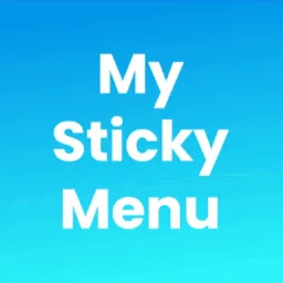 My Sticky Bar WordPress eklentisi ile oluşturulmuş bildirim çubuğu ve yapışkan menü örneği