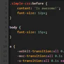 Simple CSS WordPress eklentisi arayüzü